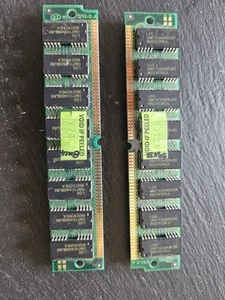 2 x 8MB FPM RAM 72-Pin Memory Modules *UNTESTED* - Picture 1 of 2