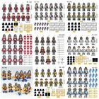 Custom Lego Castle Knight Soldier City Toy Mini Figures Super Hero x12 Models