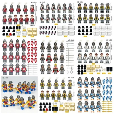 LEGO COMPATIBLE Custom Lego Castle Knight Soldier City Toy Mini Figures Super Hero x12 Models