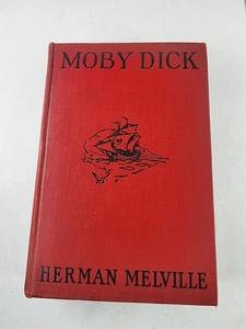 MOBY DICK 1925 HC, By Herman Melville Grosset Dunlap - Picture 1 of 22
