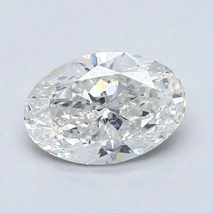 Ovalschliff 0,99 Karat zert. AGI natürlicher abgebauter Diamant lose E Farbe SI1 Reinheit - Bild 1 von 2