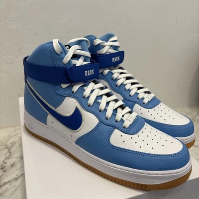 NEW Nike Air Force 1 High Top UNC Blue Leather NBY HF0658-900 Men Size 11.5 - Image 1 of 4
