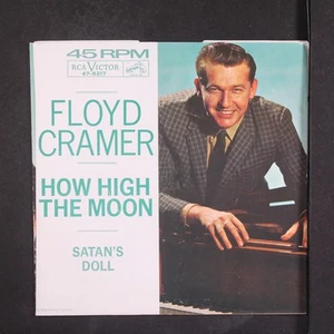 FLOYD CRAMER: how high the moon / satan's doll RCA 7" Single 45 RPM - Picture 1 of 4