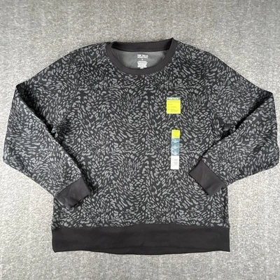 Sudadera polar ultrasuave Tek Gear para mujer talla grande gris estampado animal nueva con etiquetas Foto 1 de 4