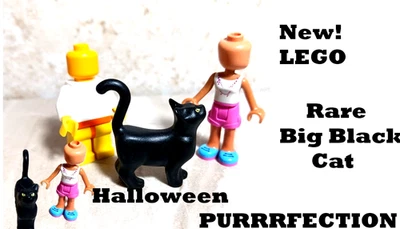 New LEGO Black Cat Large Kitty Halloween Graveyard Pet Friends Furry Beast BIG - Image 1 of 2