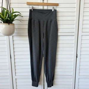 Beyond Yoga Gray Heather Rib Midi Jogger Pants Women's Athleisure Lounge Size S - Picture 1 of 8