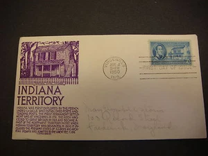 Ersttagsbrief, Indiana Territory Capital Vincennes, 4. Juli 1950, FDC - Bild 1 von 1
