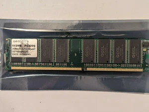 Geil GE1GB3200DC 512MB DDR400 PC3200 184pin Memory Module PN 1251 - Picture 1 of 4