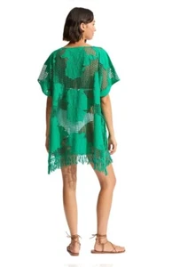 Seafolly Women's Kaftan Green Mesh Dress Beachwear Swimwear One Size Fits Most - Picture 1 of 9