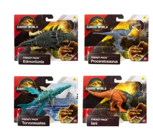 Figura de acción de dinosaurio Jurassic World Rebirth Frenzy Pack - Elige la especie - Imagen 1 de 5