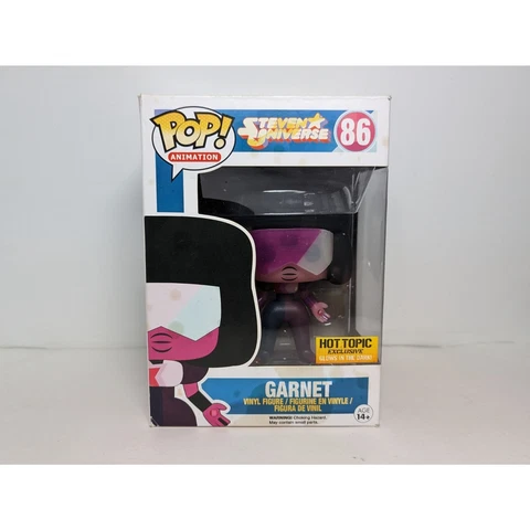 Funko POP! Animation Steven Universe #86 Garnet Hot Topic Exclusive Glow In Dark Cover