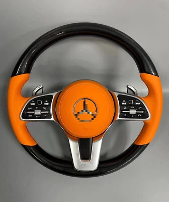 Mercedes-Benz Leather steering wheel FOR GLS260 E300 E350 E260 S400L Foto 1 de 3