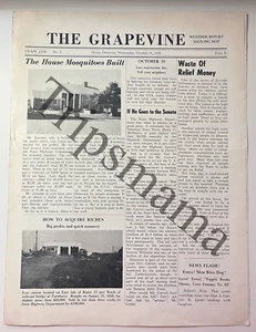 The Grapevine by L. Lee Layton, Jr. ~ 8/14/1958 Issue ~ Delaware Gov. Criticism - Picture 1 of 9