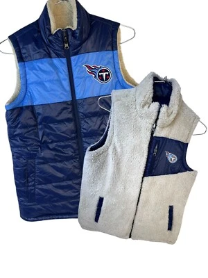 Tennessee Titans G-III NFL Reversible Full Zip 3 Pocket Vest Women Small NWOT - Image 1 of 4