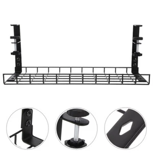 Wire Storage Rack Cord Keepers for Cables No Drill Management under Desk - Photo 1/12