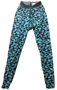 Kathmandu KMDMotion Womens thermal Base Layer Green stretch geo leggings 6 - Picture 1 of 7