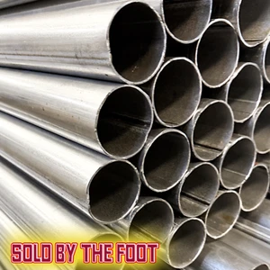 Tubo de acero dulce de 2" por el pie escape aluminizado 16ga - Imagen 1 de 2