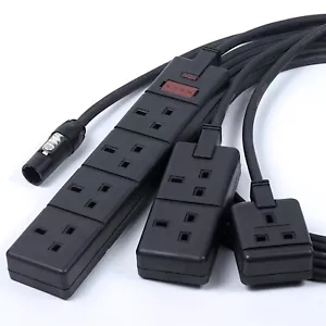 Powercon TRUE1 À 13amp Gang Douille (3x1.5mm) H07RN-F Dur Caoutchouc Câble - Picture 1 of 4