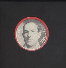 1912 E270 -1 Colgan's Chips Gum Baseball Jack Dunn Baltimore Orioles Red Border
