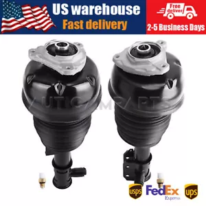 Pair Front Air Suspension Shock Strut For W212 E250 E300 E350 E400 E550 4Matic - Foto 1 di 13