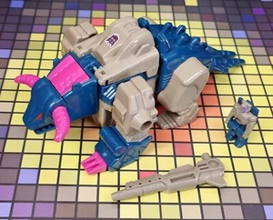 Vintage Hasbro Transformers G1 Headmaster Junior Horri-Bull Complete w/Kreb - Picture 1 of 9