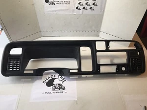 1995 Dodge Ram (fits 94-97) Dash Radio Bezel Black OEM P/N 55114870 With Vents - Picture 1 of 8