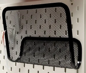 Ikea SKÅDIS Magazine Holder For Skadis Pegboard Black Steel 205.699.39 New - Picture 1 of 4