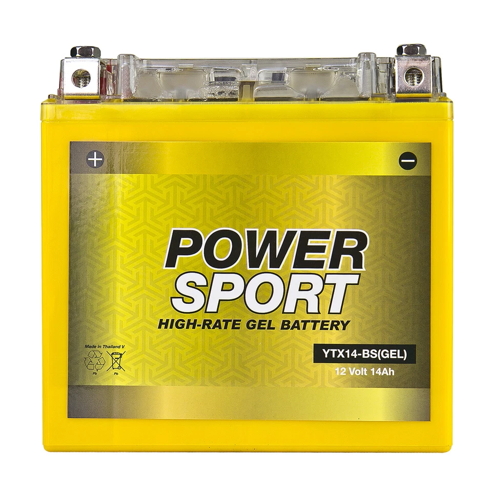 ExpertPower YTX14-BS High Performance 12V 14Ah Powersport Battery - (‎ETX14-BS)