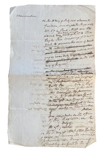 Early 19th Century Eagle Fire Co of New York, 1st Insurance Co en Nueva York, hipoteca - Imagen 1 de 4