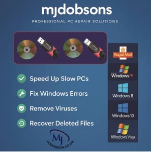 Repair PC Laptop Repair Restore,Data Recovery Boot Issue Shipped Worldwide - Picture 1 of 7