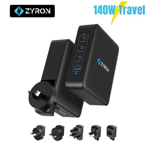 ZYRON Powerpod 140W GaN Charger, PD3.1 USB-C Power Adapter, Fast Charger Travel - Picture 1 of 15