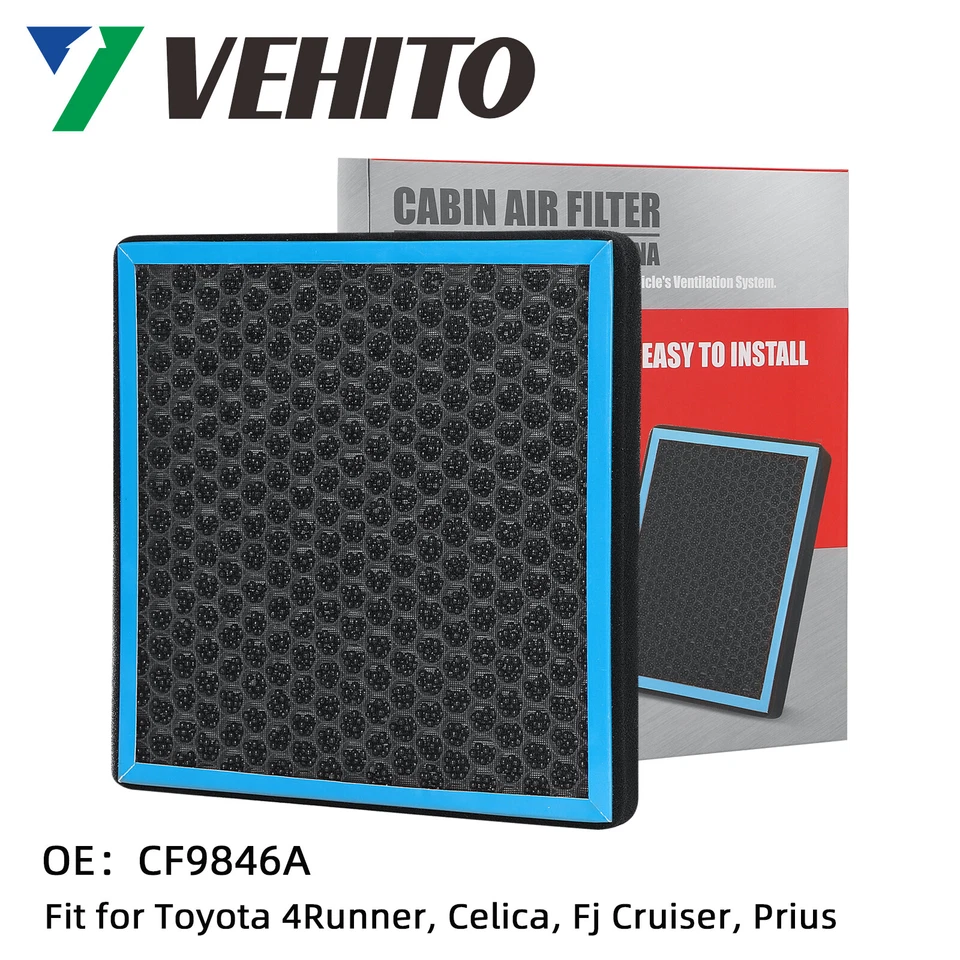 VEHITO HEPA Cabin Air Filter for Toyota 4Runner, Celica, Prius, Sienna CF9846A - Image 1 of 4