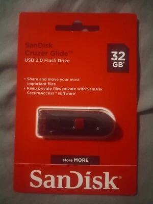 SanDisk Cruzer Glide USB 32GB Flash Drive 2.0 (SDCZ60-032G-A46) Lot (32) - Image 1 of 3