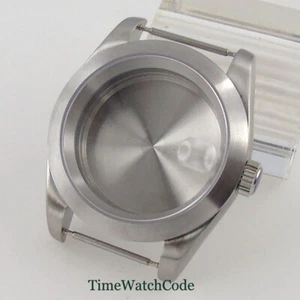 Brushed Watch Case 36mm/39mm Sapphire Glass Fit NH35 Miyota 8215 DG2813 ETA 2824 - Picture 1 of 108
