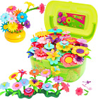 Flower Garden Building Toy Set for 3, 4, 5, 6 Year Old Girls