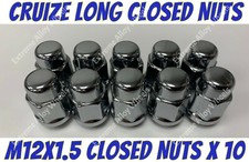20x Nero FIAT Tuner Ruota Bullone M12 x1.25mm filo sottile filo 28mm HEAD