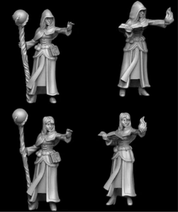 Weibliche Magier D&D Onmioji 28 mm 32 mm Multi-Angebot - Bild 1 von 6