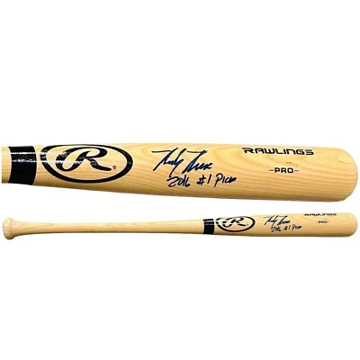 Mickey Moniak Signed Rawlings 34” Bat Los Angeles Angels 2016 #1 Pick + JSA COA - Image 1 of 4