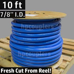 10 ft 7/8" ID FlexFab 5526 Blue Silicone Heater Hose 22mm 350F Radiator Coolant - Picture 1 of 1