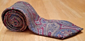 Resilio Designer Paisley Tie 100% Silk Multicolor Made in USA 3.5 X 57 Inches  - Picture 1 of 4