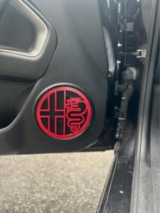 COPPIA 2 SPEAKER COVER CASSE GRIGLIE ALTOPARLANTI Rosso - Imagen 1 de 4