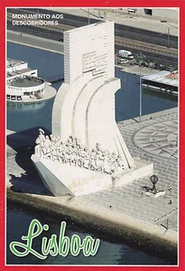 POSTKARTE - DENKMAL AOS DECOBRIDORES - LISSABON - PORTUGAL - Bild 1 von 2