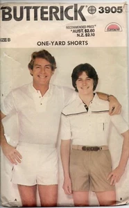 Butterick 3905 Mens Shorts with Pocket Variations Size Small - Large - Picture 1 of 2