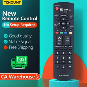 New N2QAYB000221 Remote Control For Panasonic TV TC-37LZ85 TH-42PX80U TH-46PZ80U - Picture 1 of 7