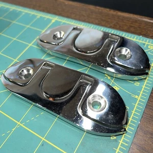 2PCS 4-1/2"  Boat Marine 316 Stainless Dock Cleat Flip Up Folding Pull Up Cleat - Bild 1 von 4