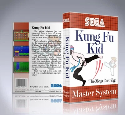 Sega Master System Case - NO GAME - Kung Fu Kid - Image 1 of 3