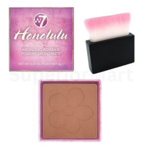 W7 Honolulu Bronzing Powder With Brush Original Face Contouring Highlighting - Picture 1 of 1