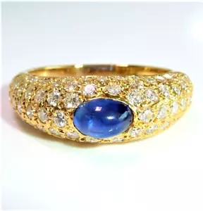 Ring 750 Gold 1.60 ct Diamanten 0.40 ct. Saphir Gr: 56 / 17,1 mm änderbar 6,2g - Bild 1 von 12