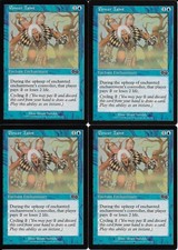 MTG: POWER TAINT Urza's Saga COMMON; played, Excellent condition x4