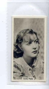 (Jg1937) LEA,FAMOUS FILM STARS,CECILIA PARKER,1939,#52 - Picture 1 of 2